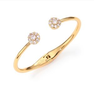 NWT Kate spade gold diamond lady marmalade cuff